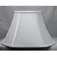 preview thumbnail 2 of 6, Silk Square Cut Lampshade, 6" Top, 12" Bottom, 8" Height