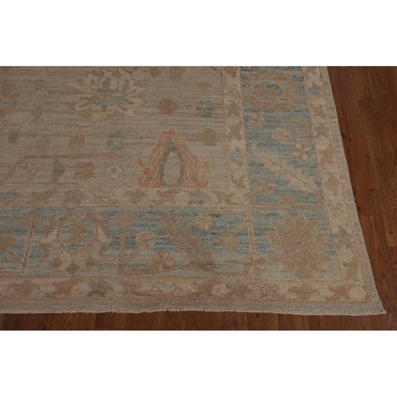Oushak Turkish Area Rug Handmade Vegetable Dye Wool Carpet - 8'0"x 10'0"