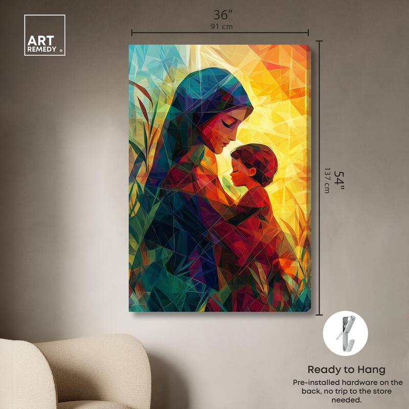 Facet of Feeling Canvas by Art Remedy, Gallery Wrapped