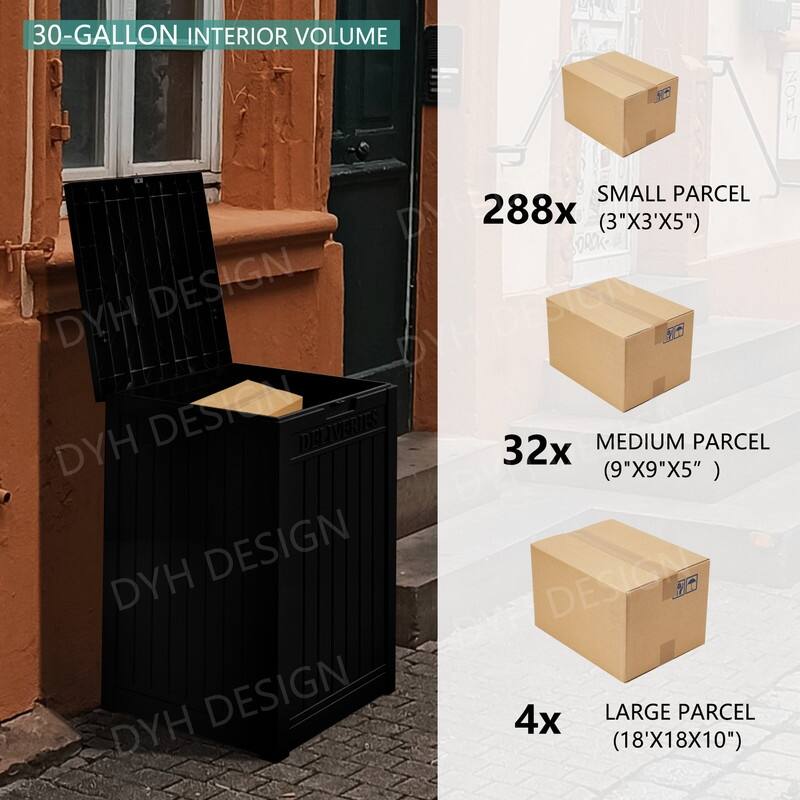 Momei Outdoor Lockable Waterproof Parcel & Storage Box