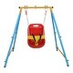 preview thumbnail 11 of 13, Playground Indoor/Outdoor Playset Full Bucket Baby Toddler Swing Sets Red
