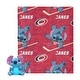 preview thumbnail 6 of 27, NHL Slapstick Stitch Hugger Pillow & Silk Touch Throw Blanket Set 40x50 inches - Carolina Hurricanes