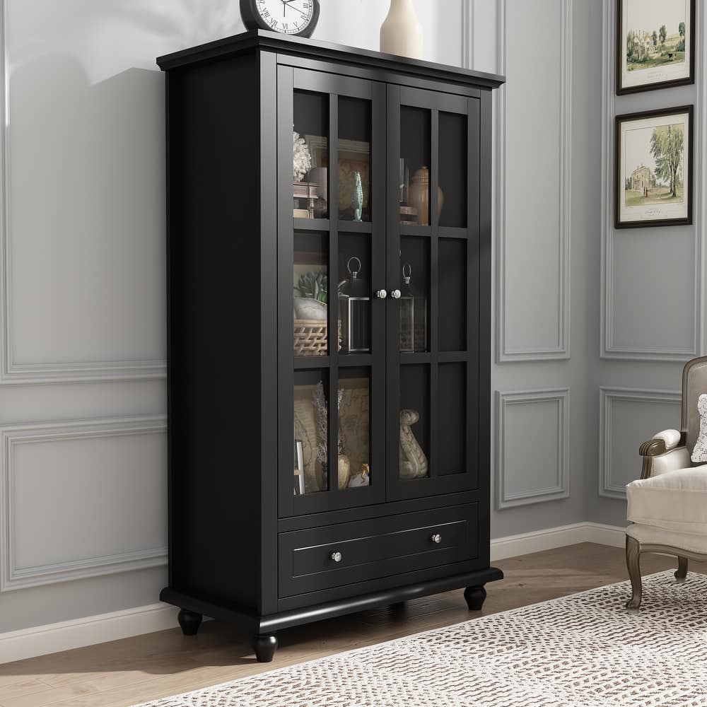 Curio Buffet Cabinet Bookcase Display Cabinet China Cabinet Lacquer