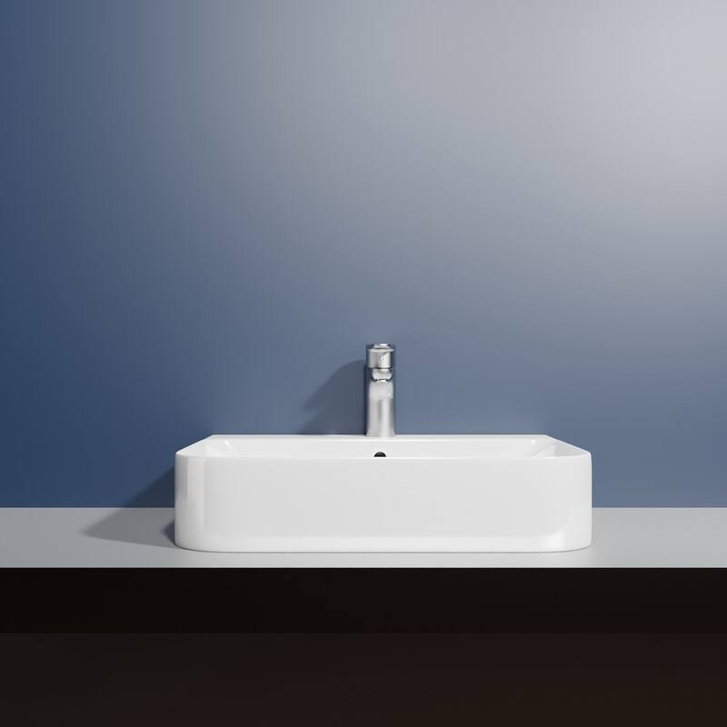 WS Bath Collections Fly 3054.01 Fly 21-11/16" Rectangular Ceramic