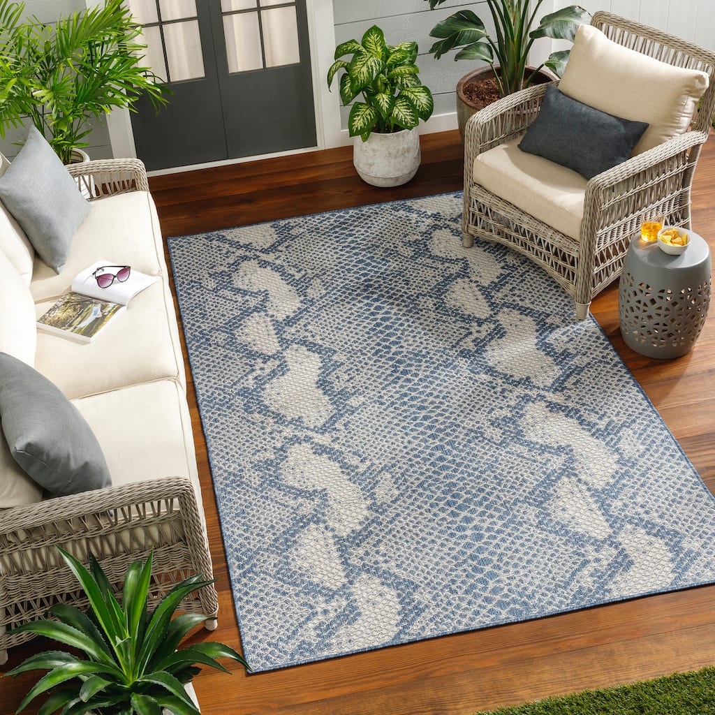 Livabliss Ravello Animal Stripes Indoor/ Outdoor Area Rug