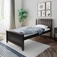 preview thumbnail 55 of 58, Max and Lily Twin Size Platform Bed Espresso