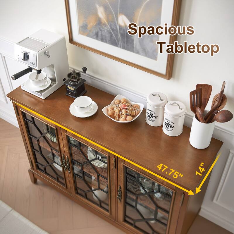 Accent Buffet Cabinet SideBoard Console Table with Storage