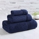 preview thumbnail 23 of 140, Superior Heritage Egyptian Cotton Absorbent 3-Piece Towel Set Navy Blue