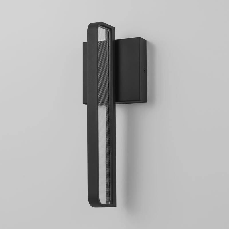 13 in. Modern Black Outdoor Wall Sconce Lighting Waterproof IP54 Integrated LED 3000K Wall Light
