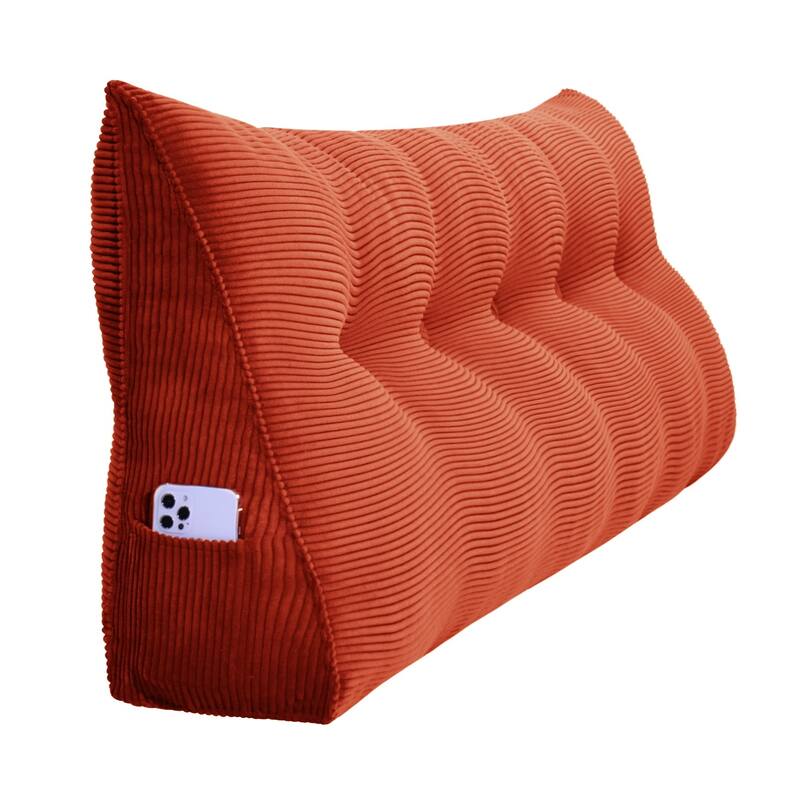 WOWMAX Reading Wedge Pillow Bed Headboard Backrest Support Cushion