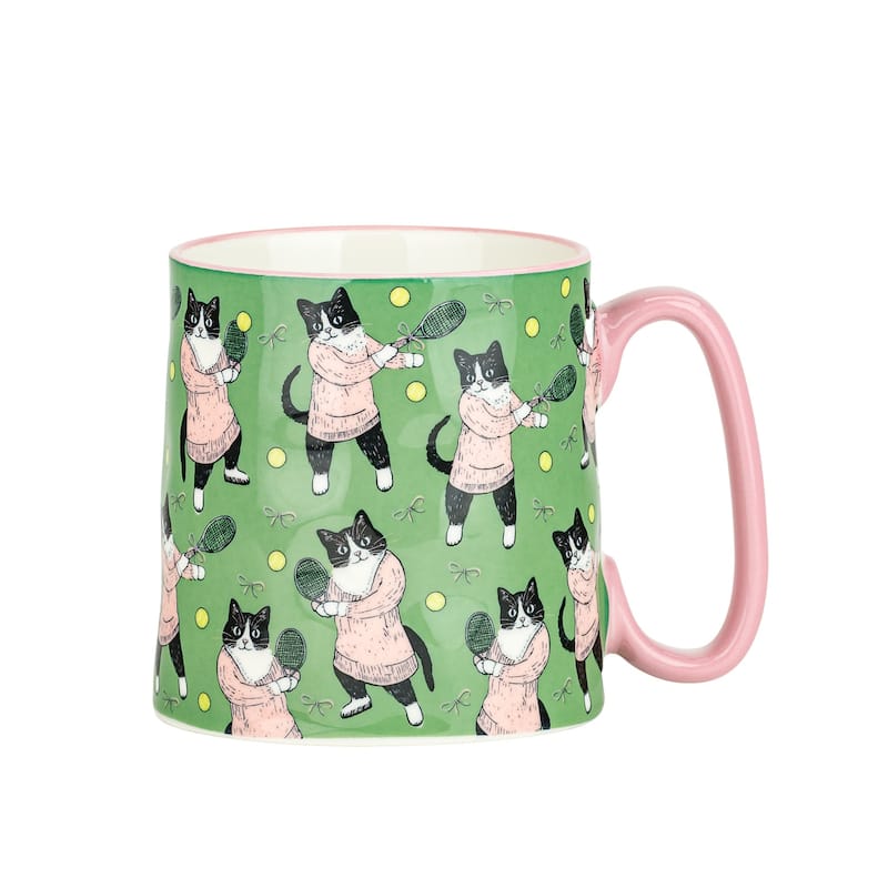 10 Strawberry Street Bella Animal Mugs, Set of 4