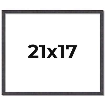 21x17 Frame Brown Solid Wood Picture Frame - Complete Modern Photo