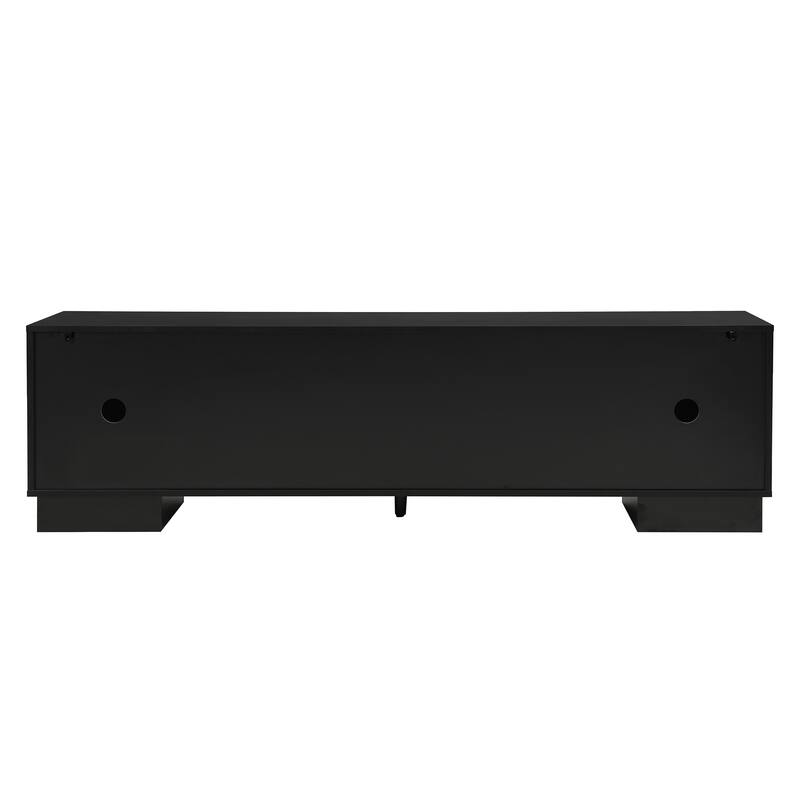 70.8" Modern TV Stand, Entertainment Center with Cabinets, 4 Drawers, Media Console Table, Living Room Modern TV Cabinet