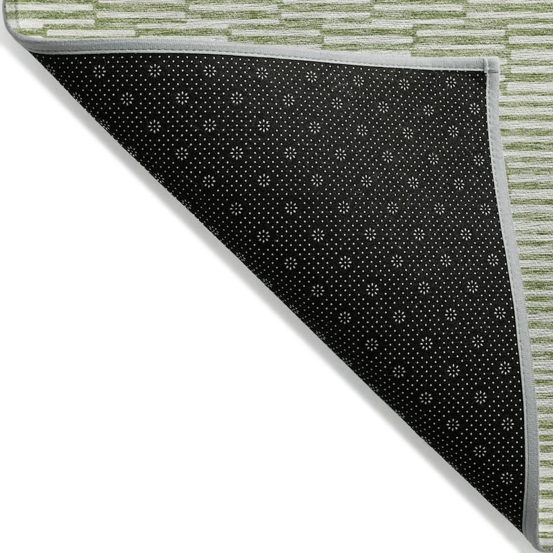HomeRoots Geometric Transitional Rectangle Outdoor Rug