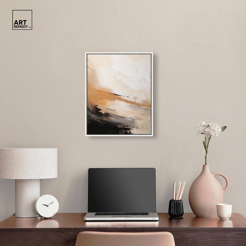 Baked Clay III Canvas by Art Remedy