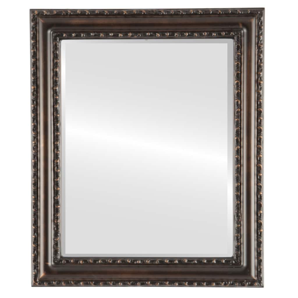 Dorset Framed Rubbed Bronze Rectangle Mirror - Antique Bronze