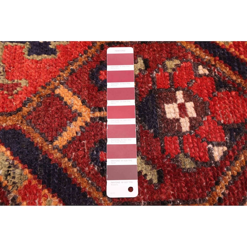 ECARPETGALLERY Hand-knotted Andelz Dark Red Wool Rug - 5'1 x 8'1