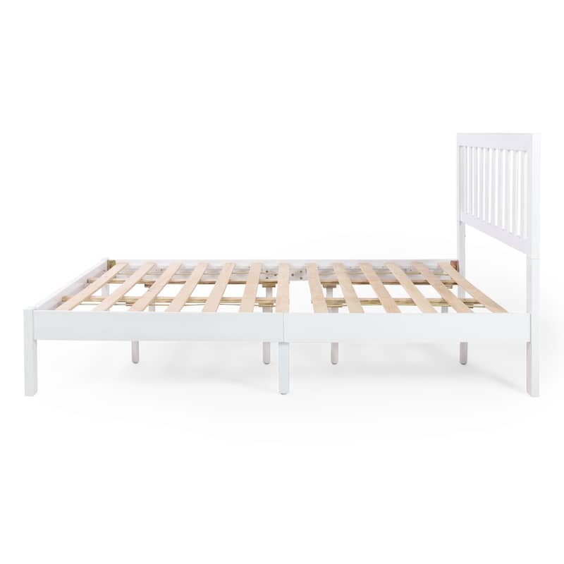 Norgate Modern Farmhouse Acacia Wood Queen Bed Platform by Christopher Knight Home