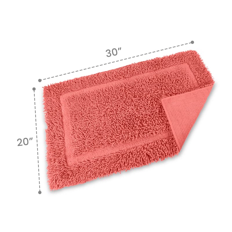 Martex 100% Cotton Quick Dry Ultra Soft & Absorbent Non Slip Bath Rug