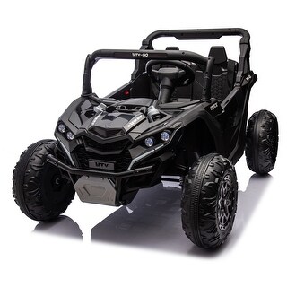 24V Kids Ride On UTV with Remote Control, Large Wheels, Slow Start & Adjustable Volume for Ages 3+