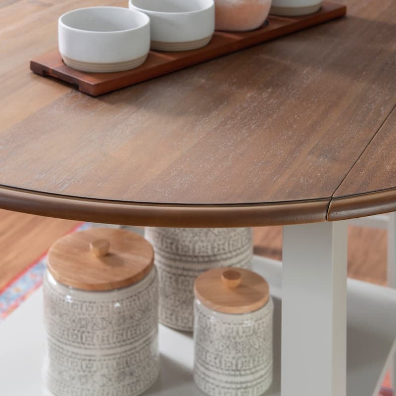 Crovetti 3-Piece Rustic Farmhouse Counter Set