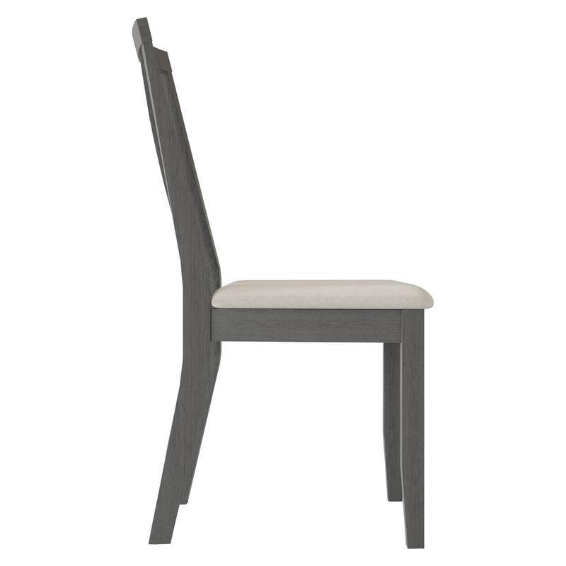 CraftPorch Contemporary Wooden Dining Chairs (Set of 2) - N/A