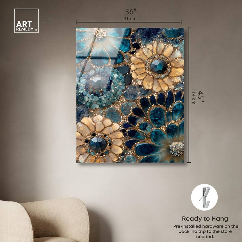Opulent Geode III Acrylic by Art Remedy, Ready to Hang