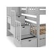 preview thumbnail 25 of 35, Taylor & Olive Trillium Twin over Twin Stairway Bunk Bed, Twin Trundle
