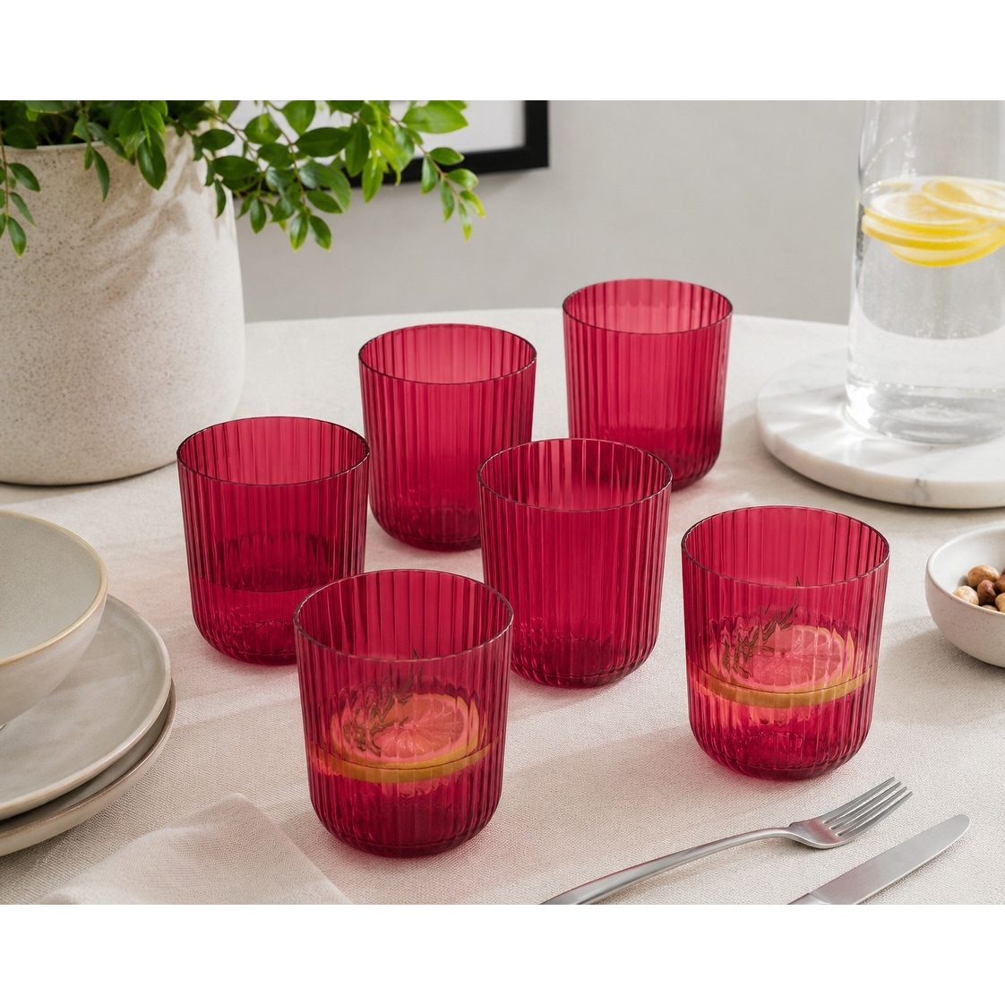 Abode Homewares Mesa PP Drinking Glass - Set of 6