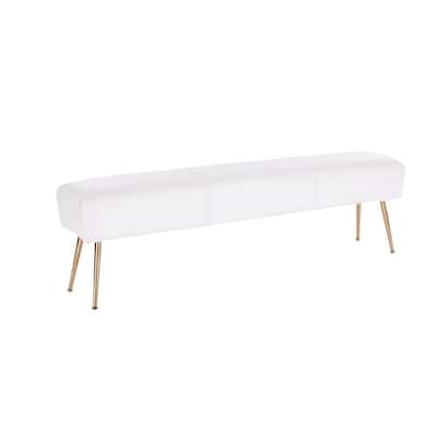 O'Donell PU Bench - 17.7"Hx59.8"Wx11.8"D