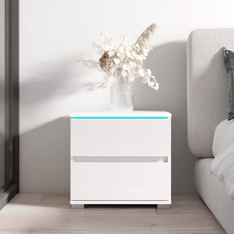 Euphoria 06 Modern Nightstand - White