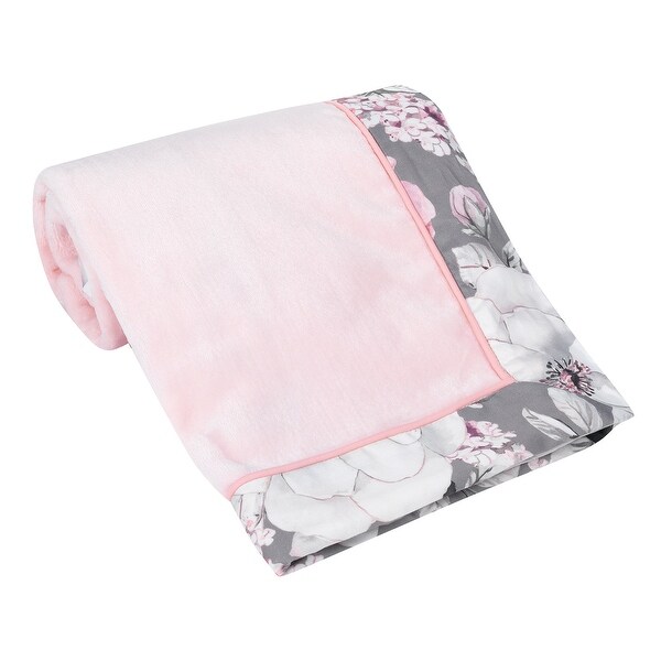 pink fleece baby blanket