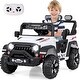 preview thumbnail 6 of 6, 12V Kids Ride On Truck w/ Motors Spring Suspension & Remote Control White