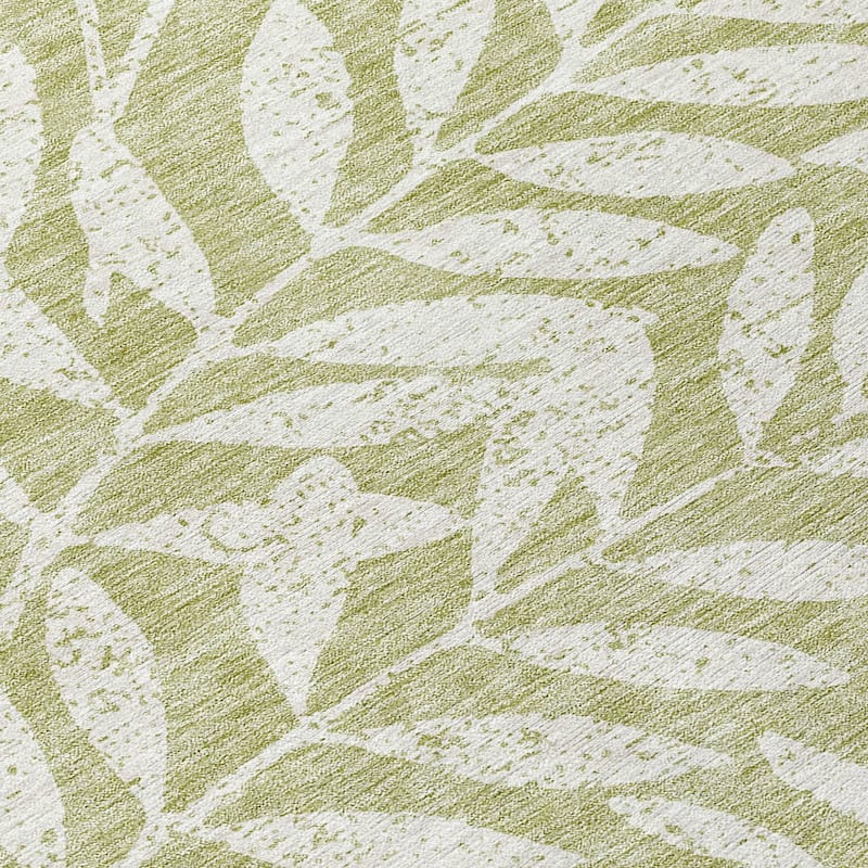 Machine Washable Indoor/ Outdoor Chantille Palm Rug