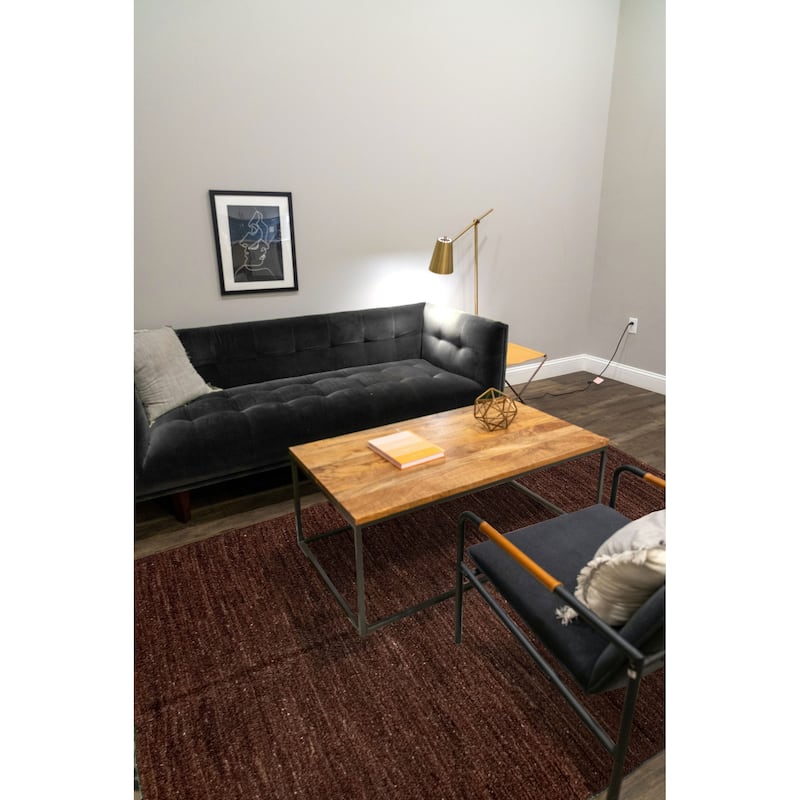 ECARPETGALLERY Flat-Weave Natural Brown Wool Tapestry Kilim - 4'10 x 6'7
