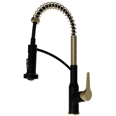 Karran Scottsdale Single-Handle Pull-Down Sprayer Commercial Style Kitchen Faucet