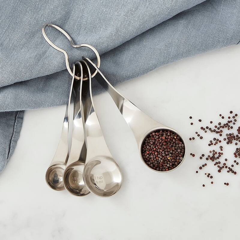 Nambe Twist Measuring Spoons - 7" x 9.2" x 2.5"