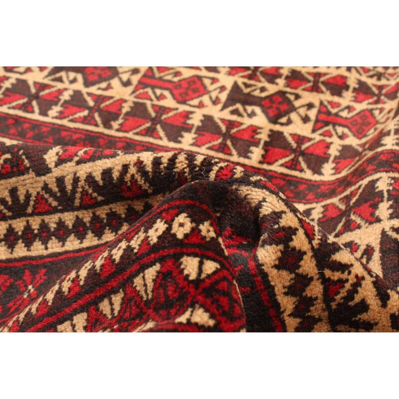 ECARPETGALLERY Hand-knotted Teimani Tan Wool Rug - 3'4 x 5'0