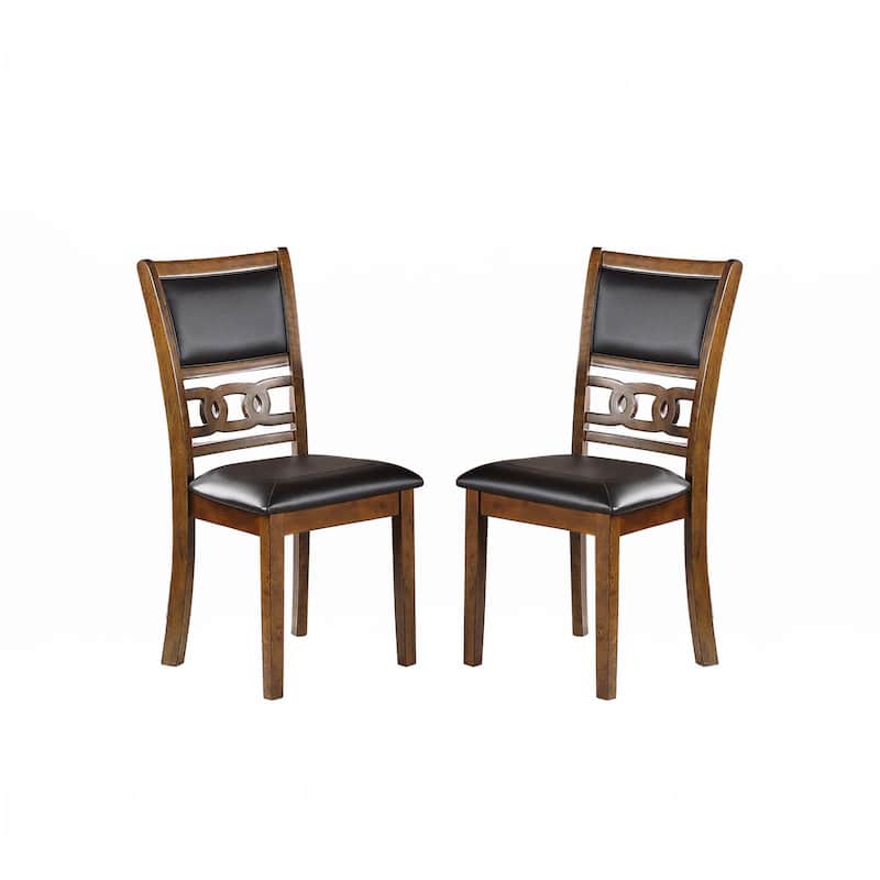 Set of 2 Upholstered Dining Chair - Walnut