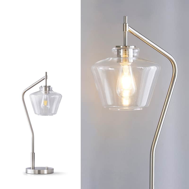 Cafe Glass Shade 26.5" H Table Lamp
