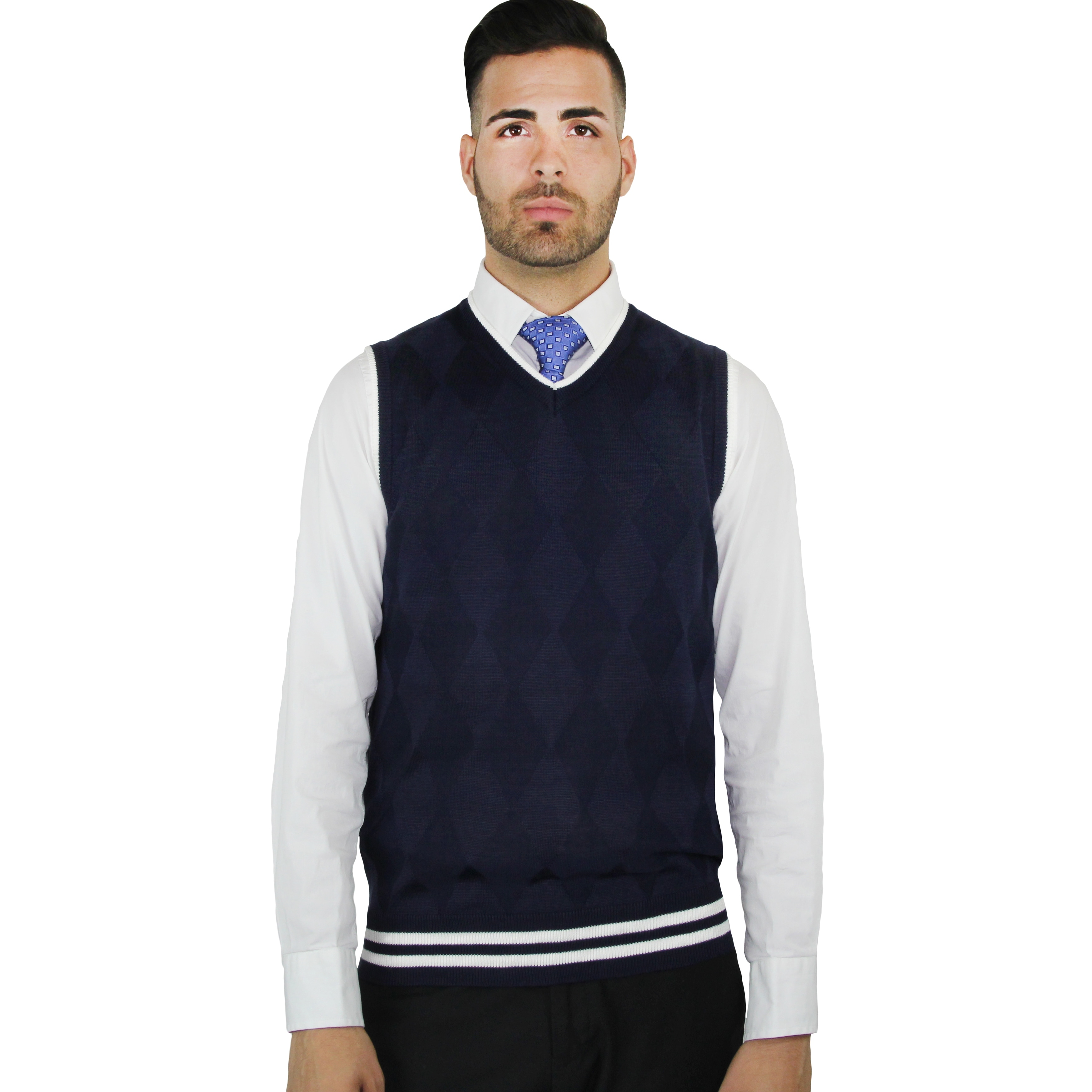 big and tall argyle sweater vest