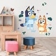 preview thumbnail 2 of 4, RoomMates Bluey and Bingo Character Blue Wall Decals