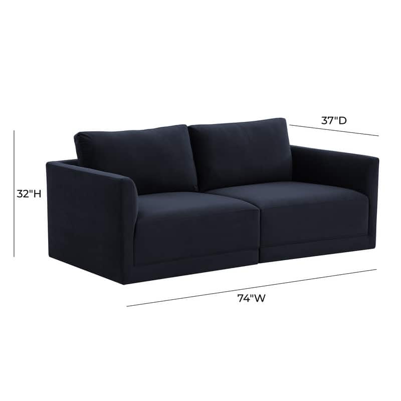 Willow Modular 2 Piece Loveseat