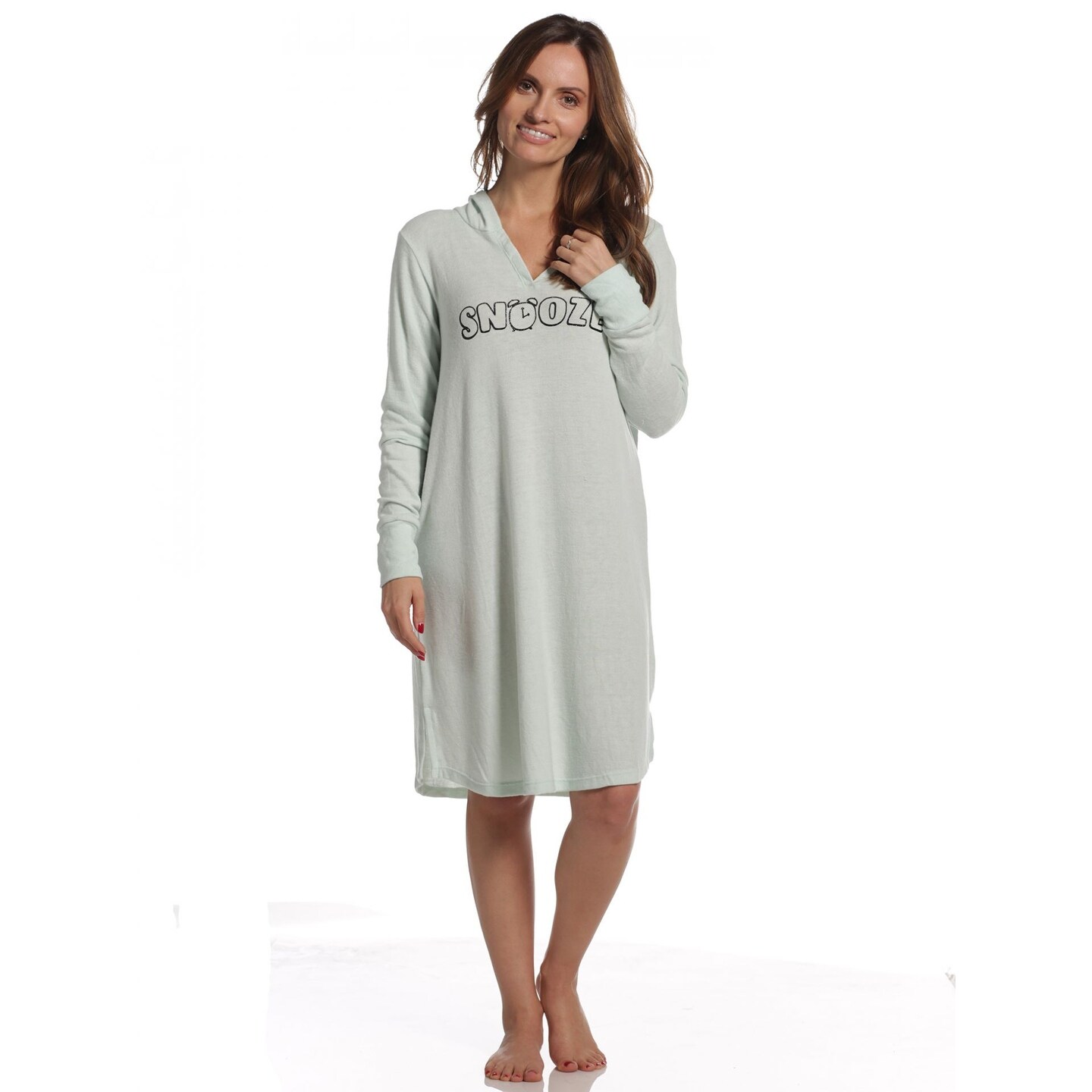 hooded sleep shirt