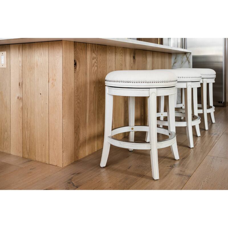 Maven Lane Alexander Backless Swivel Kitchen Stool