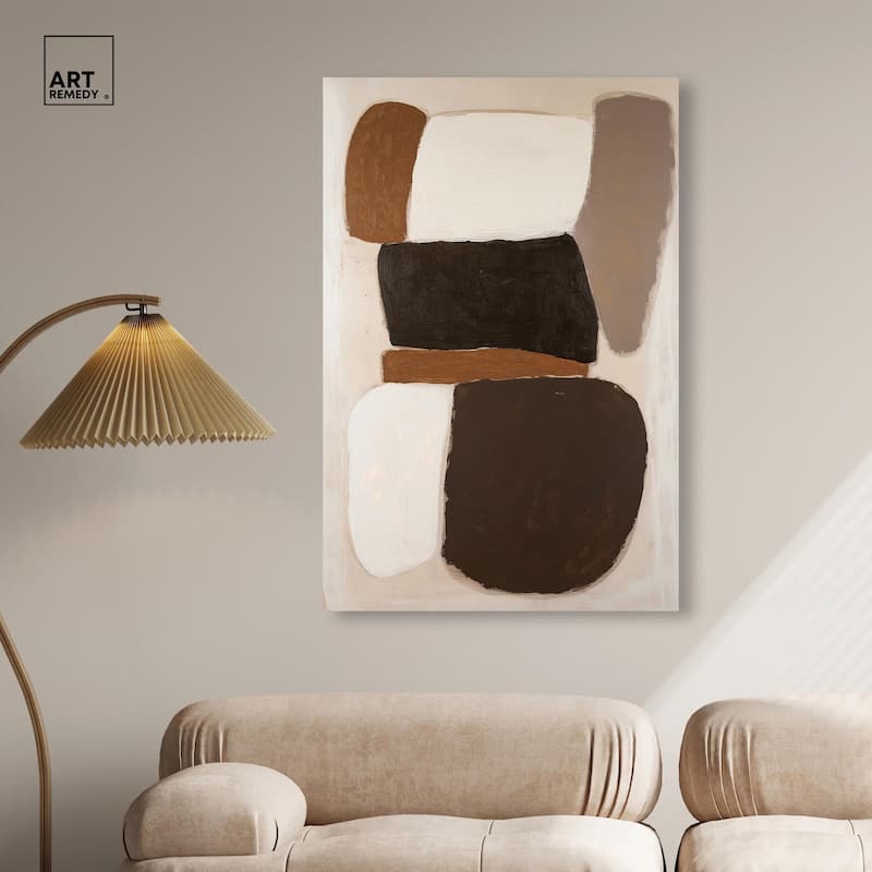 Asymmetrical Balance III Canvas by Art Remedy, Gallery Wrapped