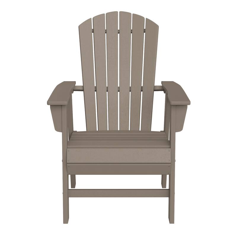 Altura Hdpe All Weather Outdoor Patio Adirondack Dining Chair