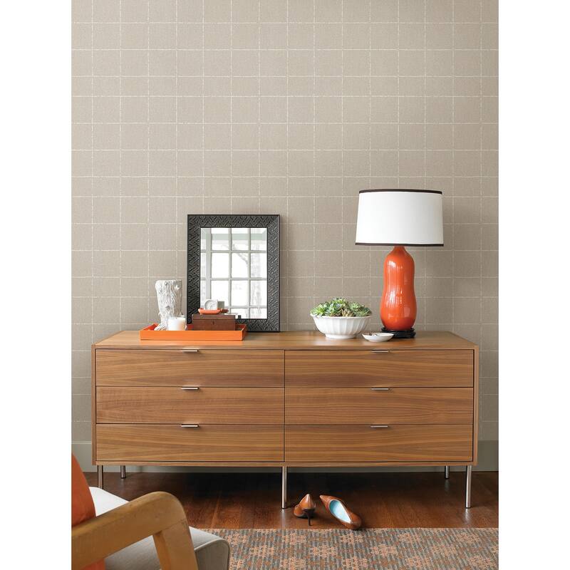 Advantage Kishi Neutral Tile Wallpaper - 20.9in x 396in x 0.025in - 20.9in x 396in x 0.025in