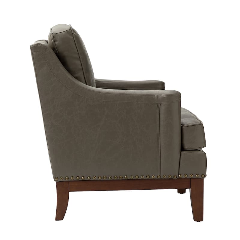 Etienne Comfy Living Room Armchair with Apron Design by HULALA HOME