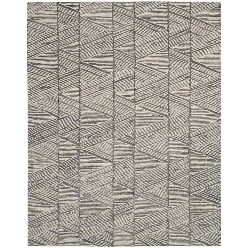 Fedug Power Loomed Abstract Modern Soft Area Rug By HomeRoots - 117' X '93' X '0.5
